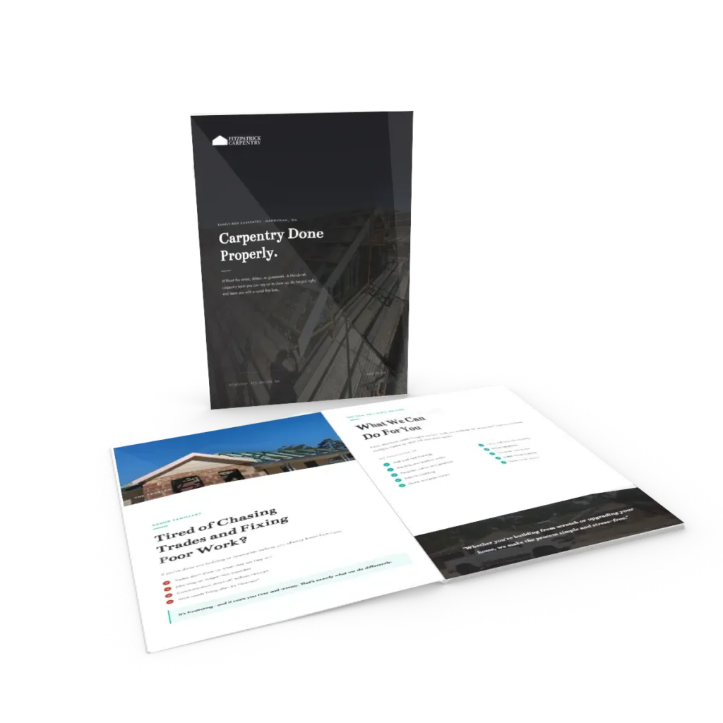 fitzpatrick carpentry info pack